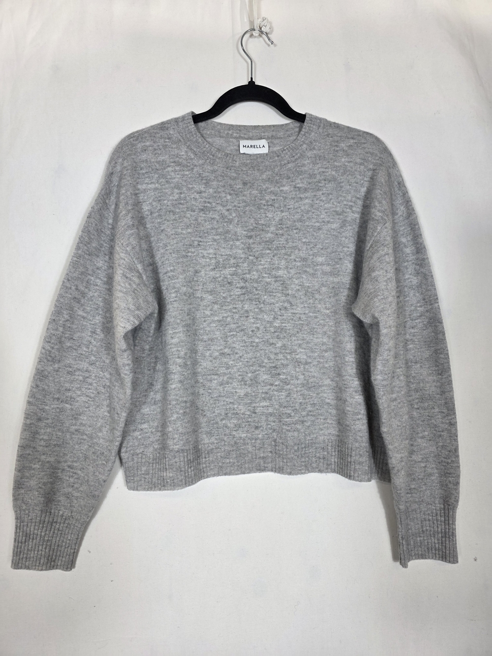 MARELLA Cashmere knit Light Gray Crewneck Sweater